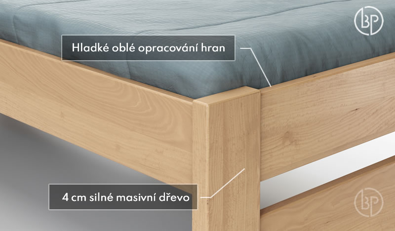 Detail opracovania jednolôžka Ela